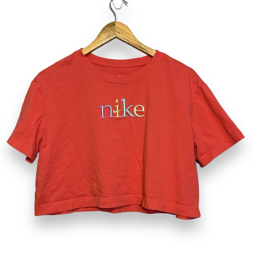 Nike Cropped‎ Cotton T shirt - Medium